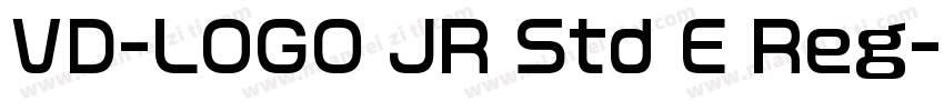 VD-LOGO JR Std E Reg字体转换